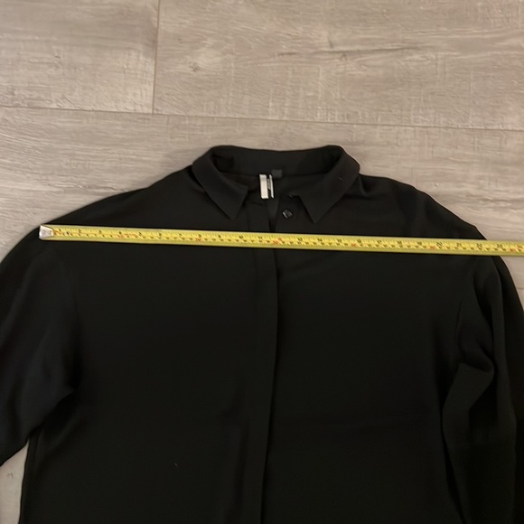 Topshop sheer black blouse - Picture 8 of 10